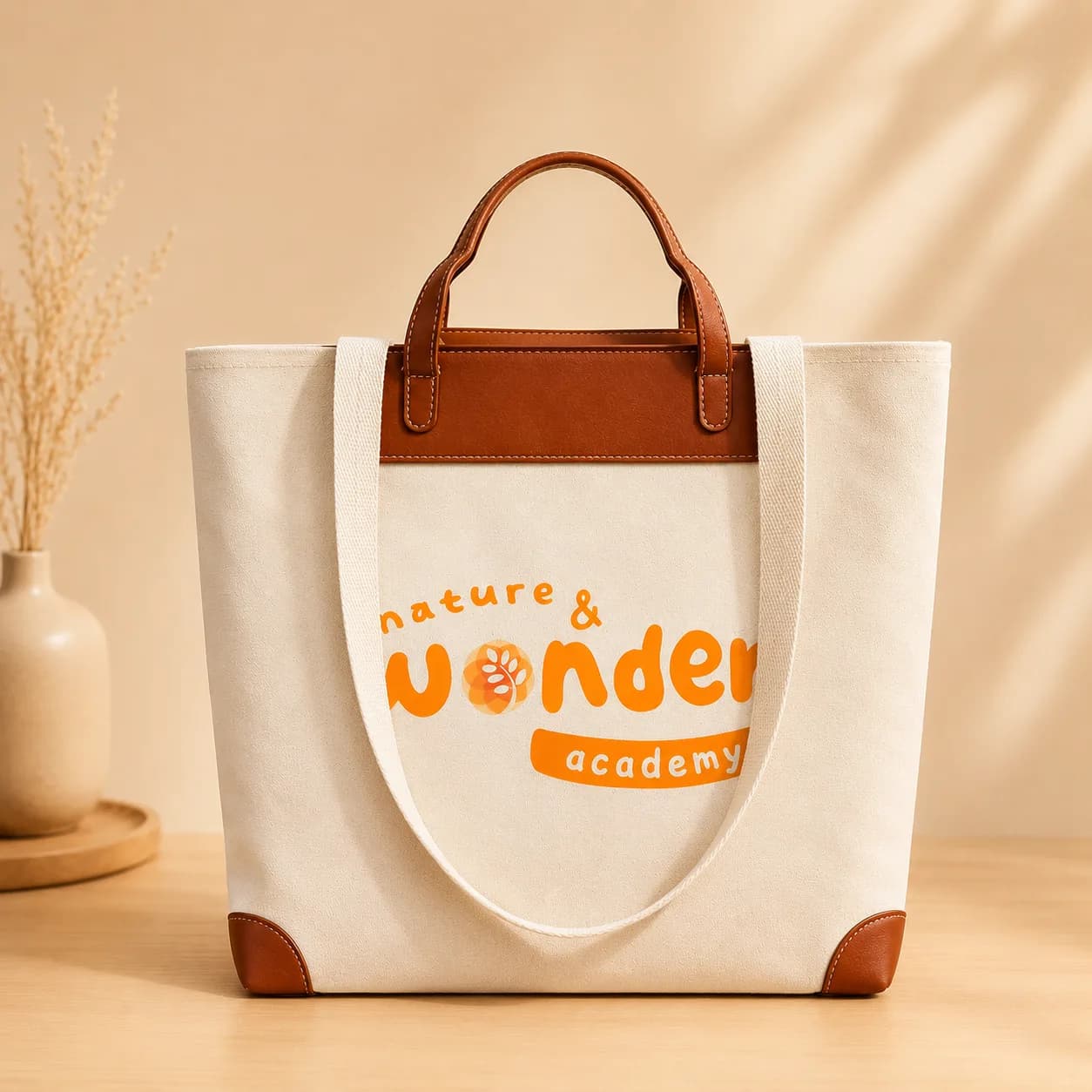 Nature & Wonder Canvas Tote Bag